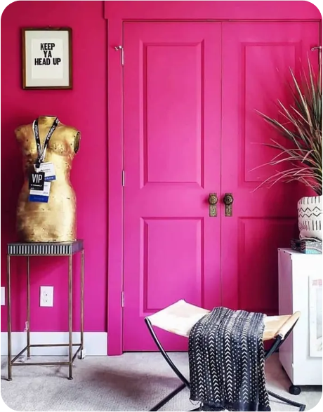 "Captivating" with 8 Stunning Pink Interior Paint Ideas