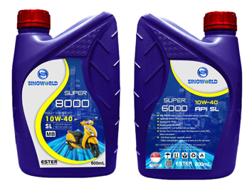 SUPER 8000 SCOOTER OIL 10W40 SL 800ml